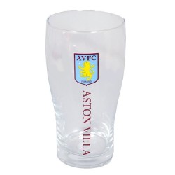 Aston Villa Crest Pint Glass