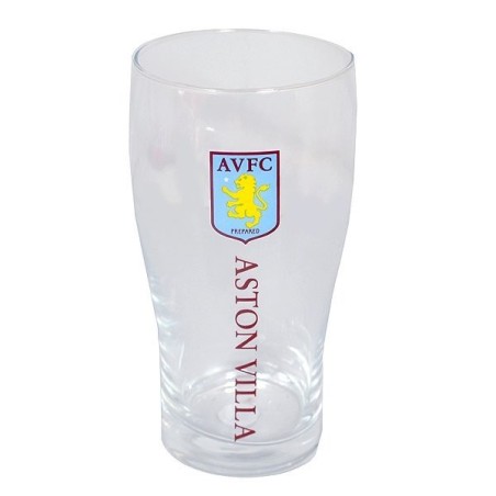 Aston Villa Crest Pint Glass
