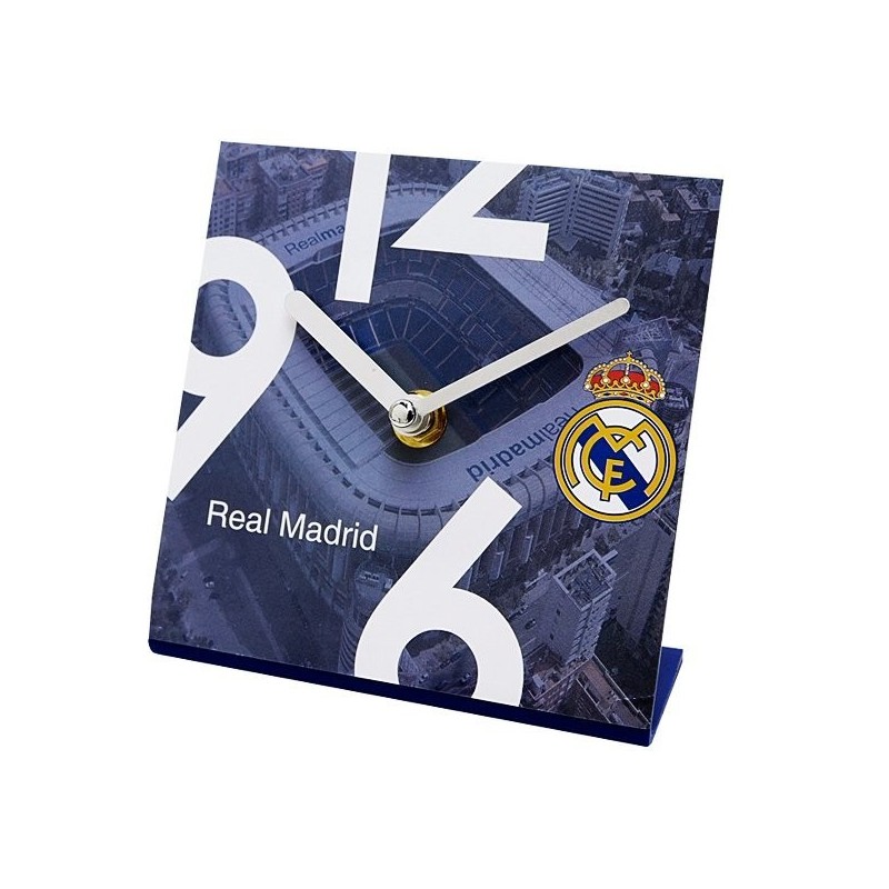 Real Madrid Square Stadium Standing Desk Clock