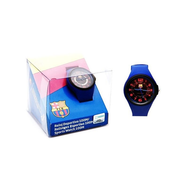 Barcelona Red And Blue Sports Watch
