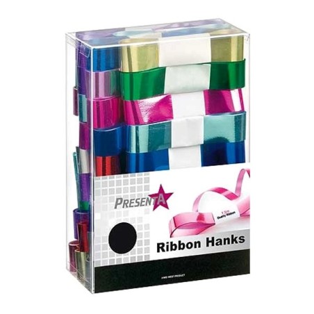 Midwest Ribbons Assorted Metallic Ribbon Hanks