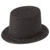Henbrandt Glitter Adult Top Hat - Black