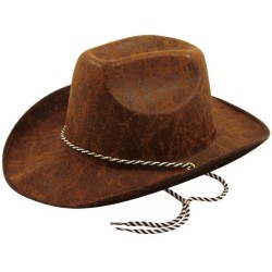 Henbrandt Adult Cowboy Hat - Brown