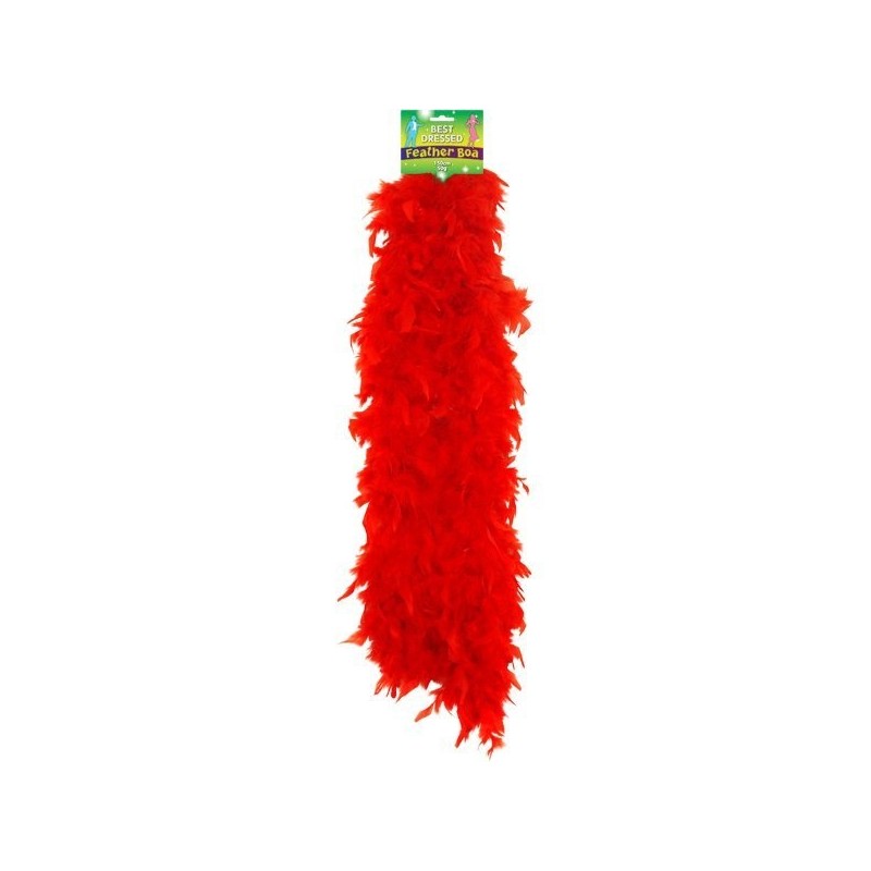 Henbrandt Feather Boa - Red