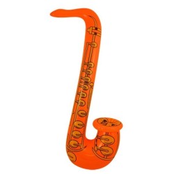 Henbrandt Inflatable Saxophone - Orange