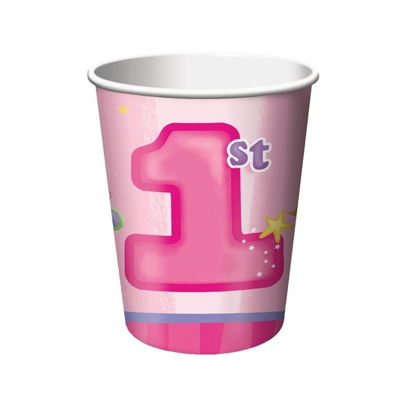 Creative Party Cups - Fun At 1 Girl