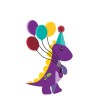 Creative Party Shaped Cello Bags - Little Dino