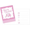 Creative Party Invitations - Pink Sweet Baby Elephant
