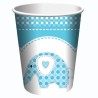 Creative Party Cups - Blue Sweet Baby Elephant
