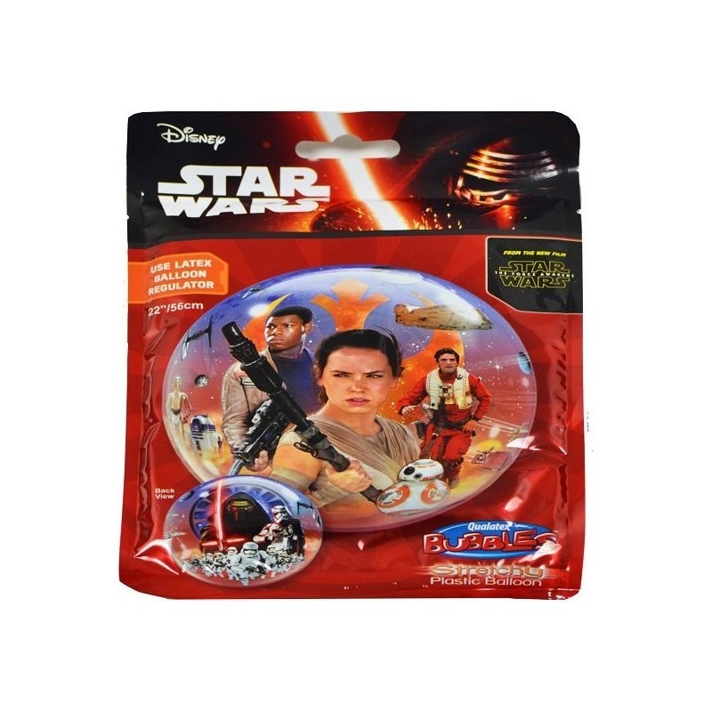 Qualatex 22 Inch Single Bubble Balloon - Star Wars The Force Awakens