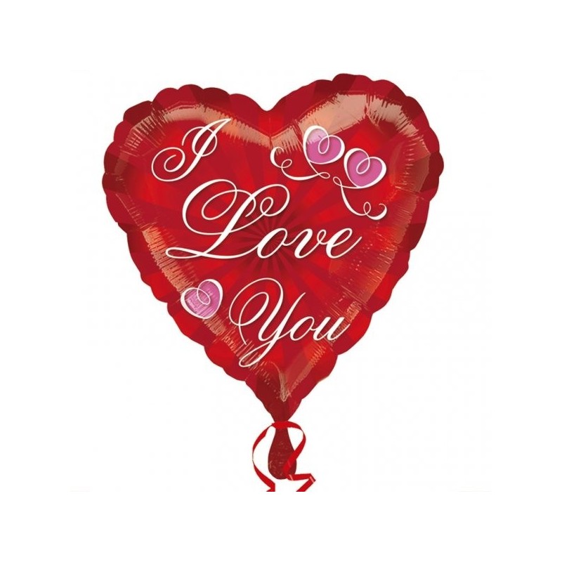Anagram 18 Inch Foil Balloon - Radiating Love You