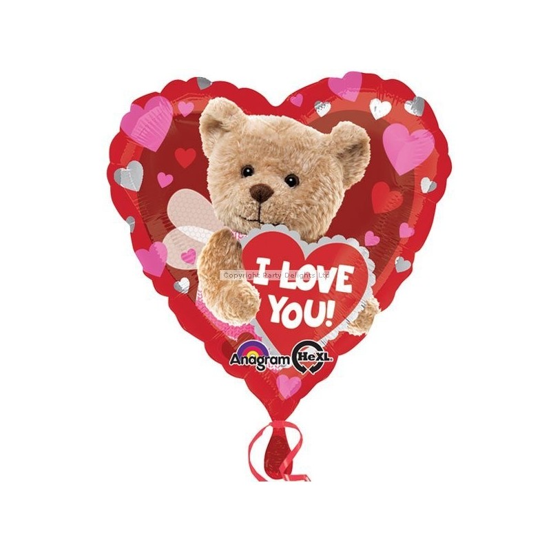 Anagram 18 Inch Foil Balloon - I Love You Bee Bear