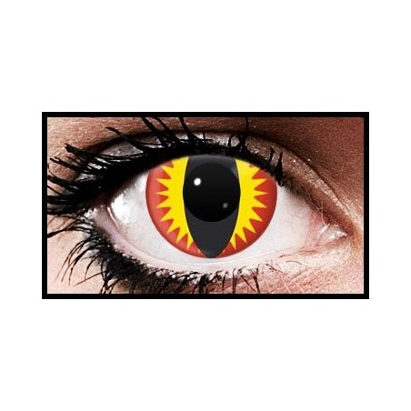 Pheonix Dragon Eye Crazy Coloured Contact Lenses (90 Days)