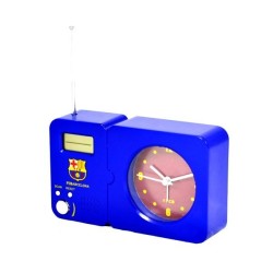 Barcelona Radio With Clock - Blue