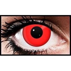 Red Halloween Coloured Contact Lenses (90 Days)