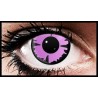 Pink Splat Crazy Coloured Contact Lenses (90 Days)