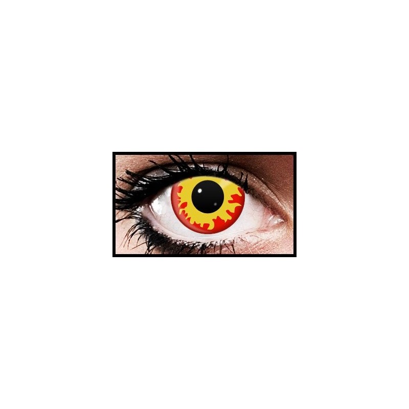 Fire Eyez Halloween Crazy Coloured Contact Lenses (90 Days)