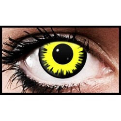 Yellow Mirage Crazy Coloured Contact Lenses (90 Days)