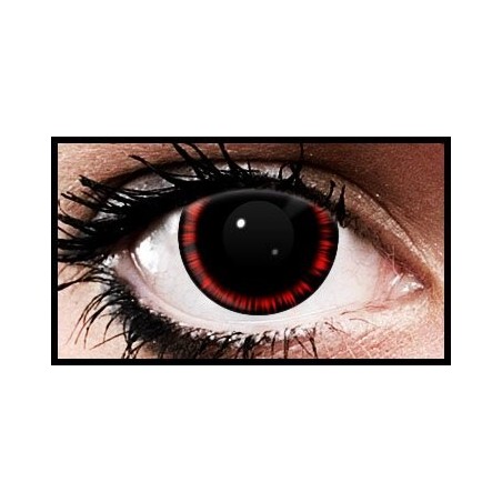 Red Abyss Crazy Coloured Contact Lenses (90 days)