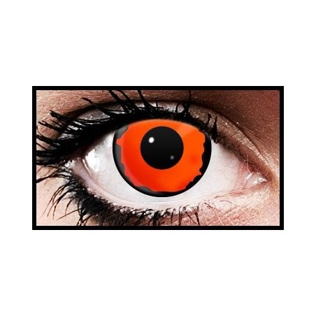 Orange Eclipse Crazy Coloured Contact Lenses (90 Days)