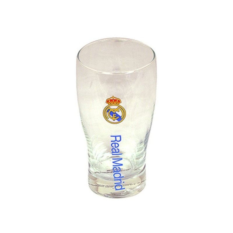 Real Madrid Wordmark Crest Pint Glass