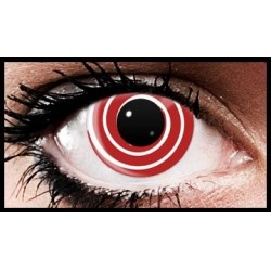 Red Swirl Crazy Coloured Contact Lenses (90 days)