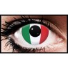 Italy Flag Colour Contact Lenses (90 Day)