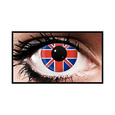 Union Jack Coloured Contact Lenses (90 Day)
