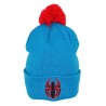 Spiderman Logo Bobble Cuff Knitted Hat - Adult