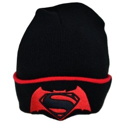 Batman V Superman Tipping Cuff Knitted Hat - Junior