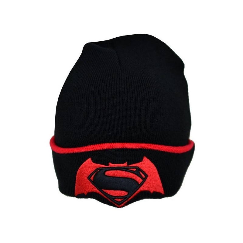 Batman V Superman Tipping Cuff Knitted Hat - Junior