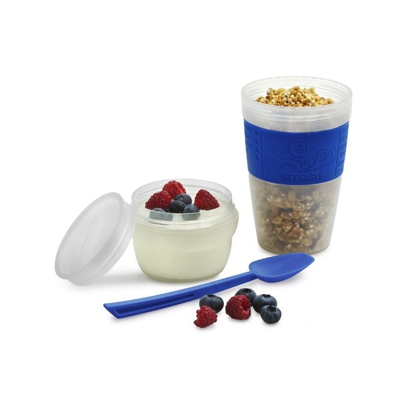 Smash Portable Breakfast Cup and Spoon Set