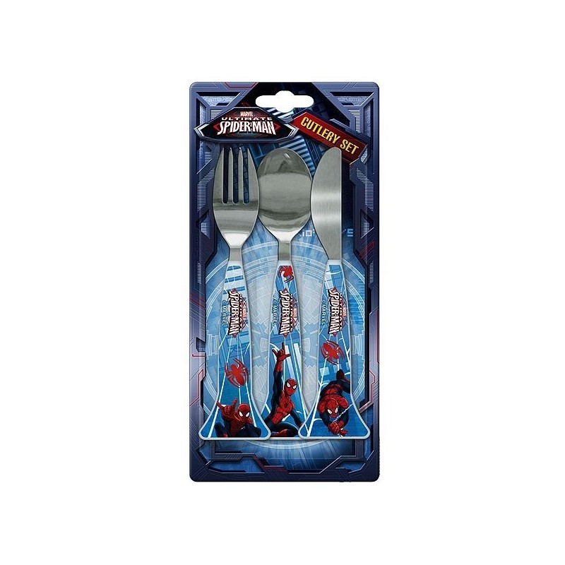 Spiderman 3PC Cutlery Set