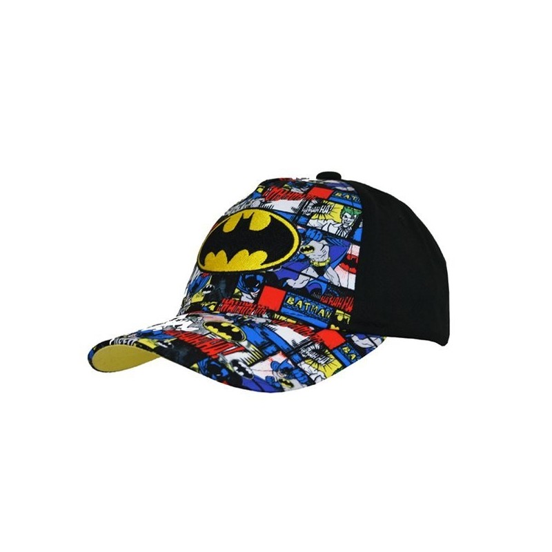 Batman Comic Cap Black - Junior