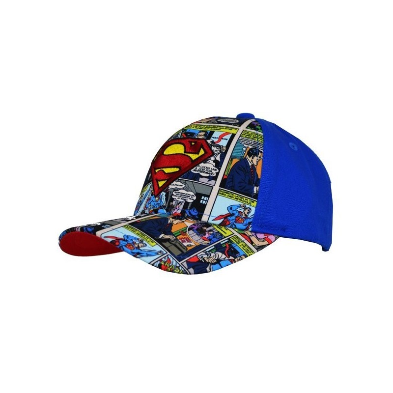 Superman Comic Cap Blue - Junior