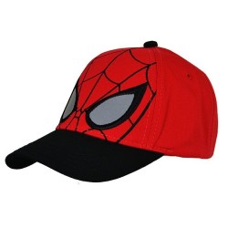 Spiderman Face Cap Red - Junior