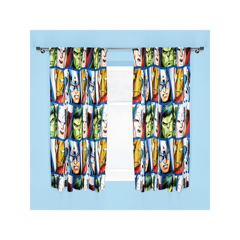 Marvel Avengers Shield Curtains - 72 Inch