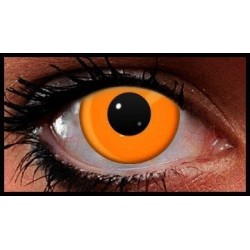 Orange UV Reactive Crazy Coloured Contact Lenses (90 Days)