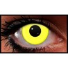 Yellow UV Reactive Crazy Coloured Contact Lenses (90 Day)