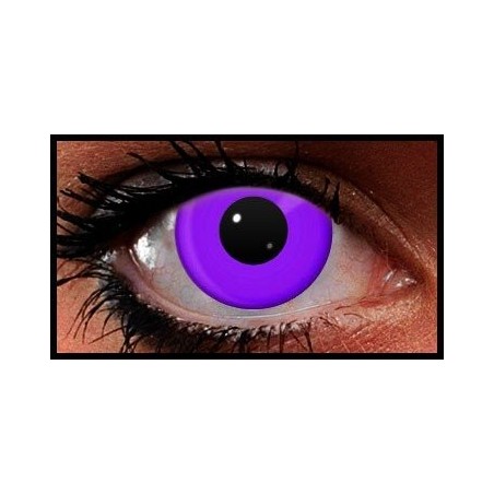 Violet UV Reactive Crazy Coloured Contact Lenses (90 Day)