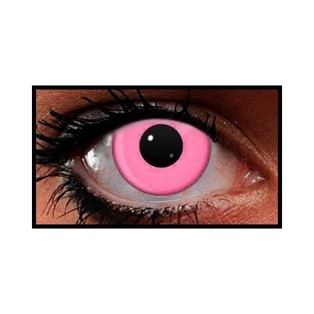 UV Reactive Neon Pink Coloured Contact Lenses (90 Days)