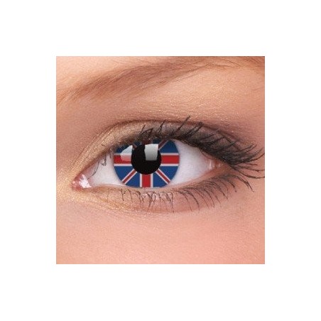 Union Jack Crazy Colour Contact Lenses (1 Year Wear)
