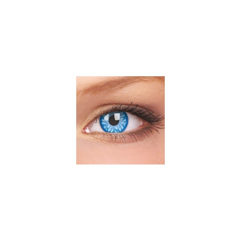 ColourVue Underworld Selene Blue Crazy Colour Contact Lenses (3 Month Wear)