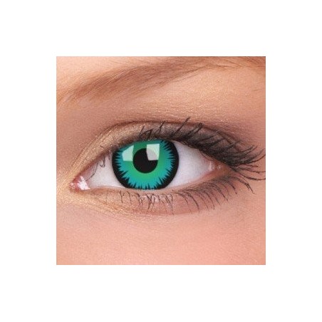 Green Werewolf Crazy Colour Contact Lenses (1 Year Wear)