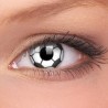Soccer Black And White Football Crazy Colour Contact Lenses (1 Year Wear)