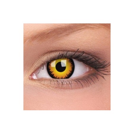 ColourVue Orange Werewolf Crazy Colour Contact Lenses (1 Year Wear)