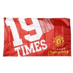 Manchester United 19 Times Flag