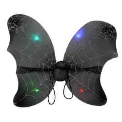 Large Light Up Spider Web Fairy Style Wings