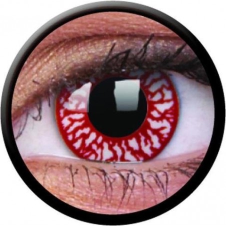 ColourVUE 1 Day Use Blood Shot Rage Crazy Colour Contact Lenses