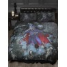 Double Bed Magistus, Alchemy Gothic Duvet / Quilt Cover Bedding Set, Gothik Series Skeletons, Skulls, Graveyard, Grim Reaper